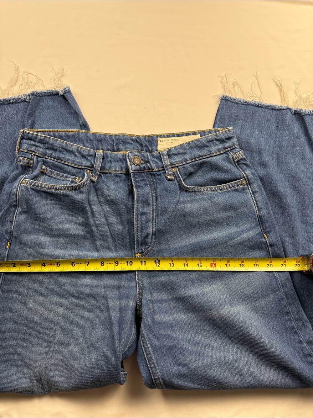 Rag and Bone sz 29 Blue Women’s High-Rise Straight Jeans - Picture 9 of 12